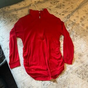 Maternity Half Zip Active Top